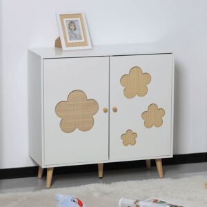 HOME SOURCE 2 Door Storage Cabinet Hallway Living Room Sideboard Fixed Shelf Wooden Legs HOME SOURCE 2 Door Storage Cabinet Hallway Living Room Sideboard Fixed Shelf Wooden Legs