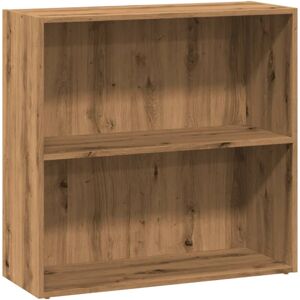 Bookcase Artisian Oak 80x30x77 cm Engineered Wood vidaXL Bookcase Artisian Oak 80x30x77 cm Engineered Wood vidaXL