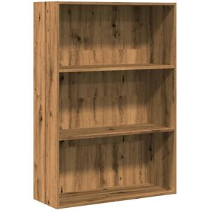 Bookcase Artisian Oak 80x30x114 cm Engineered Wood vidaXL Bookcase Artisian Oak 80x30x114 cm Engineered Wood vidaXL