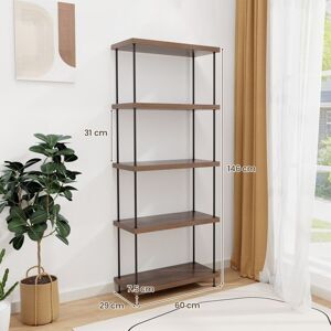 COSTWAY 25-Tier Multipurpose Display Rack Industrial Storage Shelving Unit COSTWAY 25-Tier Multipurpose Display Rack Industrial Storage Shelving Unit