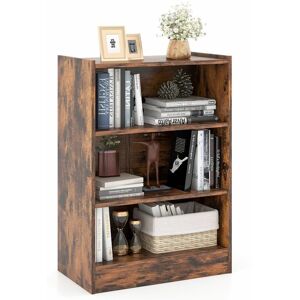 COSTWAY 3-Tier Adjustable Bookcase Bookshelf Modern Display Cabinet Storage Organizer COSTWAY 3-Tier Adjustable Bookcase Bookshelf Modern Display Cabinet Storage Organizer