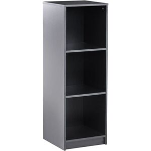 BELIANI 3 Tier Bookcase ZEHNA 117 cm Black BELIANI 3 Tier Bookcase ZEHNA 117 cm Black