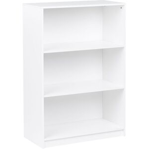 BELIANI 3 Tier Bookcase ZEHNA 117 cm White BELIANI 3 Tier Bookcase ZEHNA 117 cm White