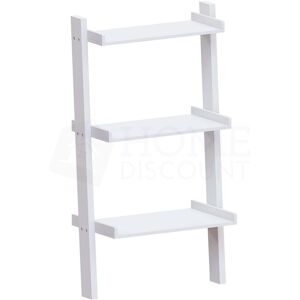 Home Discount - York 3 Tier Ladder Shelf Unit Bookcase Shelving Display Stand Rack Storage, White Home Discount - York 3 Tier Ladder Shelf Unit Bookcase Shelving Display Stand Rack Storage, White