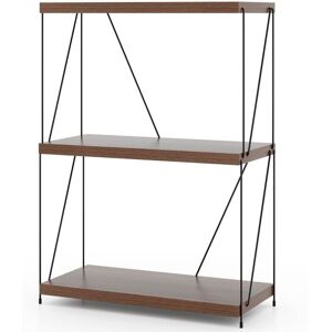 Costway - 3-Tier Multipurpose Display Rack Industrial Storage Shelving Unit Costway - 3-Tier Multipurpose Display Rack Industrial Storage Shelving Unit
