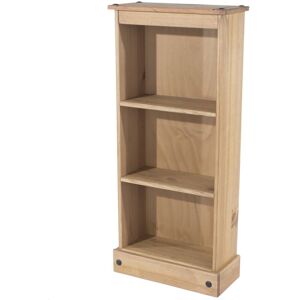 Home Source - 3 Tier Solid Pine Bookcase Narrow Display Shelving Storage Unit Wood Furniture Home Source - 3 Tier Solid Pine Bookcase Narrow Display Shelving Storage Unit Wood Furniture