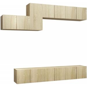 vidaXL 3079044 Sonoma Oak Wall-Mounted TV Cabinet - TV Cabinet/Entertainment Centre vidaXL 3079044 Sonoma Oak Wall-Mounted TV Cabinet - TV Cabinet/Entertainment Centre