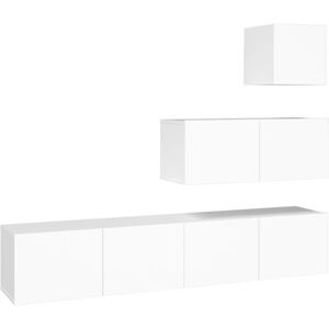 vidaXL TV cabinet - Modern & Durable Storage - White vidaXL TV cabinet - Modern & Durable Storage - White