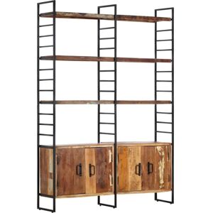 Vidaxl - 4-Tier Bookcase 124x30x180 cm Solid Reclaimed Wood Vidaxl - 4-Tier Bookcase 124x30x180 cm Solid Reclaimed Wood