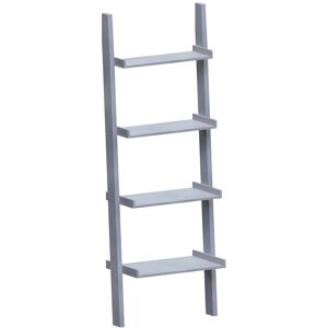 Home Discount - York 4 Tier Ladder Shelf Unit Bookcase Shelving Display Stand Rack Storage, Grey Home Discount - York 4 Tier Ladder Shelf Unit Bookcase Shelving Display Stand Rack Storage, Grey