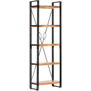 BONNEVIE 5-Tier Bookcase,Book Cabinet 60x30x180 cm Solid Acacia Wood VSVS289974 BONNEVIE 5-Tier Bookcase,Book Cabinet 60x30x180 cm Solid Acacia Wood VSVS289974