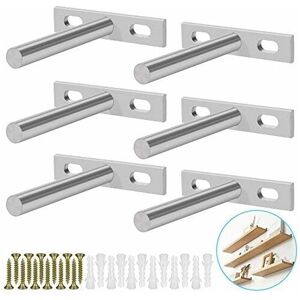 Héloise - 6 Pcs Floating Shelf Bracket 75mm(3') Invisible Bracket Wall Shelf Heavy Duty Hidden Shelf Bracket Invisible Bracket for Wall Shelf Wall Héloise - 6 Pcs Floating Shelf Bracket 75mm(3') Invisible Bracket Wall Shelf Heavy Duty Hidden Shelf Bracket Invisible Bracket for Wall Shelf Wall