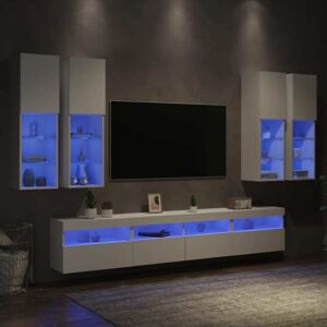 vidaXL Wall-Mounted TV Set with RGB LED Lights vidaXL Wall-Mounted TV Set with RGB LED Lights