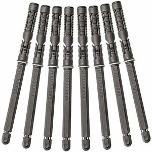 HÉLOISE 8 Piece Concealed Floating Shelf Brackets, Invisible Wall Bracket Shelf Bracket, Heavy Duty Bracket for diy Floating Board Wall Shelves (10x100mm) HÉLOISE 8 Piece Concealed Floating Shelf Brackets, Invisible Wall Bracket Shelf Bracket, Heavy Duty Bracket for diy Floating Board Wall Shelves (10x100mm)