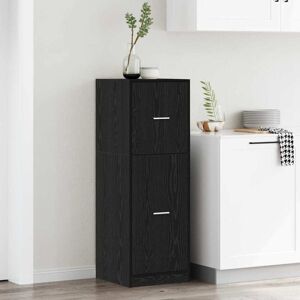 Apothecary Cabinet Black oak 40 x 41 x 118 cm Engineered wood Vidaxl Apothecary Cabinet Black oak 40 x 41 x 118 cm Engineered wood Vidaxl
