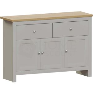 Home Discount - Arlington Sideboard 2 Drawer 3 Door Cabinet Cupboard Storage, Grey Home Discount - Arlington Sideboard 2 Drawer 3 Door Cabinet Cupboard Storage, Grey