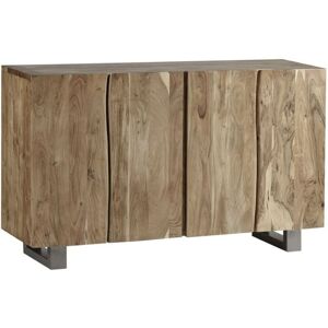 Baltic Live Edge Large Sideboard - Metal/Acacia Solid Wood - L45 x W150 x H90 cm Baltic Live Edge Large Sideboard - Metal/Acacia Solid Wood - L45 x W150 x H90 cm