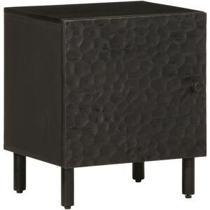 Bedside Cabinet Black 40x33x46 cm Solid Wood Mango Vidaxl Bedside Cabinet Black 40x33x46 cm Solid Wood Mango Vidaxl