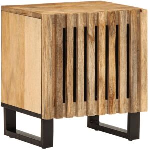 Bedside Cabinet 40x34x46 cm Solid Wood Rough Mango vidaXL Bedside Cabinet 40x34x46 cm Solid Wood Rough Mango vidaXL