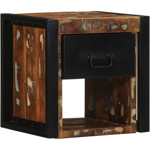 Vidaxl - Bedside Cabinet Multicolour 40x35x40 cm Solid Wood Reclaimed Vidaxl - Bedside Cabinet Multicolour 40x35x40 cm Solid Wood Reclaimed