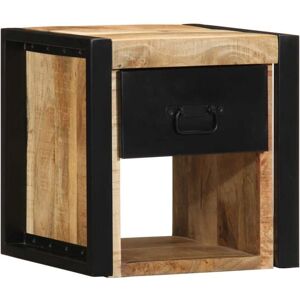 Bedside Cabinet 40x35x40 cm Solid Rough Wood Mango Vidaxl Bedside Cabinet 40x35x40 cm Solid Rough Wood Mango Vidaxl