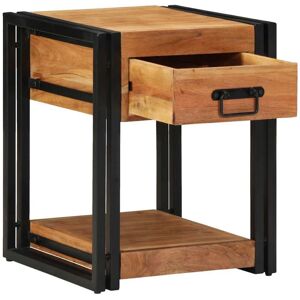 Bedside Cabinet Brown 40 x 40 x 50 cm Solid acacia wood Vidaxl Bedside Cabinet Brown 40 x 40 x 50 cm Solid acacia wood Vidaxl