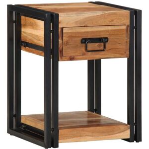 Bedside Cabinet 2 pcs Brown 40 x 35 x 50 cm Solid acacia wood Vidaxl Bedside Cabinet 2 pcs Brown 40 x 35 x 50 cm Solid acacia wood Vidaxl