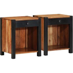 Vidaxl - Bedside Cabinet Brown 40 x 35 x 50 cm Solid acacia wood Vidaxl - Bedside Cabinet Brown 40 x 35 x 50 cm Solid acacia wood