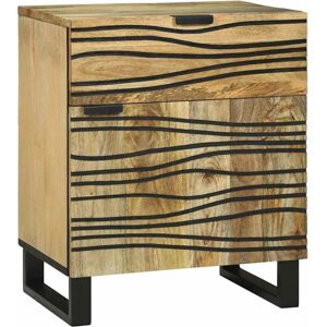 Bedside Cabinet Brown 50 x 33 x 60 cm Solid mango wood Vidaxl Bedside Cabinet Brown 50 x 33 x 60 cm Solid mango wood Vidaxl
