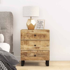 Vidaxl - Bedside Cabinet 50x33x62 cm Solid Wood Mango&Engineered Wood Vidaxl - Bedside Cabinet 50x33x62 cm Solid Wood Mango&Engineered Wood