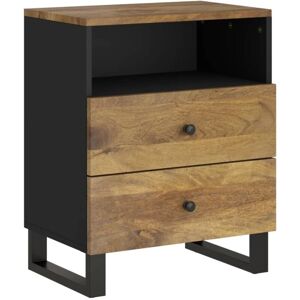 Bedside Cabinet 50x33x62 cm Solid Wood Mango&Engineered Wood vidaXL Bedside Cabinet 50x33x62 cm Solid Wood Mango&Engineered Wood vidaXL