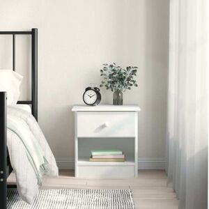 Bedside Cabinet alta White 41x35x41 cm Solid Wood Pine Vidaxl Bedside Cabinet alta White 41x35x41 cm Solid Wood Pine Vidaxl