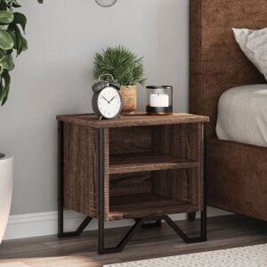 Bedside Cabinet Brown Oak 2 pcs 40x30x40 cm Engineered Wood Vidaxl Bedside Cabinet Brown Oak 2 pcs 40x30x40 cm Engineered Wood Vidaxl