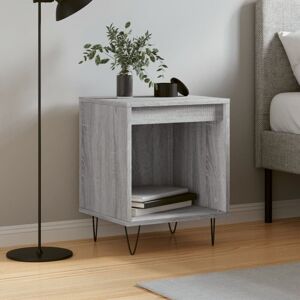 Bedside Cabinet Grey Sonoma 40x35x50 cm Engineered Wood Vidaxl Bedside Cabinet Grey Sonoma 40x35x50 cm Engineered Wood Vidaxl