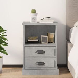 Bedside Cabinet Concrete Grey 43x36x60 cm Vidaxl Bedside Cabinet Concrete Grey 43x36x60 cm Vidaxl