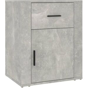 Vidaxl - Bedside Cabinet Concrete Grey 50x36x60 cm Engineered Wood Vidaxl - Bedside Cabinet Concrete Grey 50x36x60 cm Engineered Wood