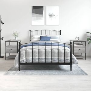Vidaxl - Bedside Cabinets 2 pcs Grey Sonoma 40x42x56 cm Engineered Wood Vidaxl - Bedside Cabinets 2 pcs Grey Sonoma 40x42x56 cm Engineered Wood