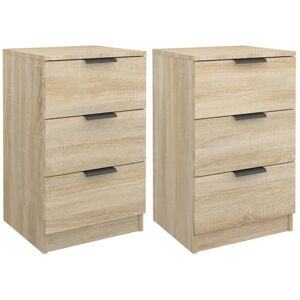Bedside Cabinets 2 pcs Sonoma Oak 40x36x65 cm Vidaxl Bedside Cabinets 2 pcs Sonoma Oak 40x36x65 cm Vidaxl