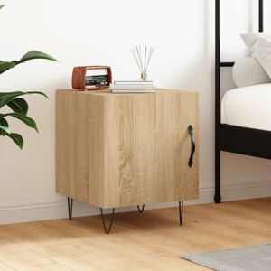 Bedside Cabinet Sonoma Oak 40x40x50 cm Engineered Wood Vidaxl Bedside Cabinet Sonoma Oak 40x40x50 cm Engineered Wood Vidaxl