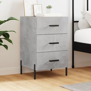 Vidaxl - Bedside Cabinet Concrete Grey 40x40x66 cm Engineered Wood Vidaxl - Bedside Cabinet Concrete Grey 40x40x66 cm Engineered Wood