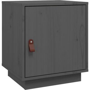 Bedside Cabinet Grey 40x34x45 cm Solid Wood Pine Vidaxl Bedside Cabinet Grey 40x34x45 cm Solid Wood Pine Vidaxl