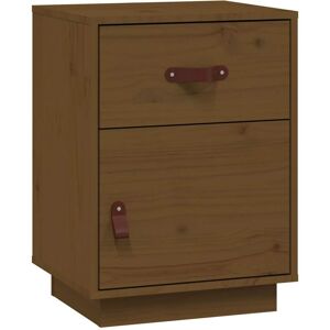 Bedside Cabinet Honey Brown 40x34x55 cm Solid Wood Pine Vidaxl Bedside Cabinet Honey Brown 40x34x55 cm Solid Wood Pine Vidaxl