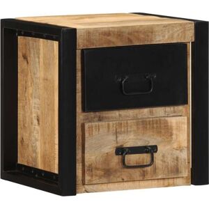 Bedside Cabinet 40x35x40 cm Solid Rough Wood Mango Vidaxl Bedside Cabinet 40x35x40 cm Solid Rough Wood Mango Vidaxl
