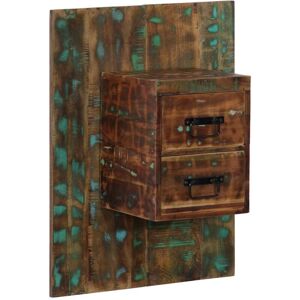 Bedside Cabinet Multicolour 60x32x80 cm Solid Wood Reclaimed vidaXL Bedside Cabinet Multicolour 60x32x80 cm Solid Wood Reclaimed vidaXL