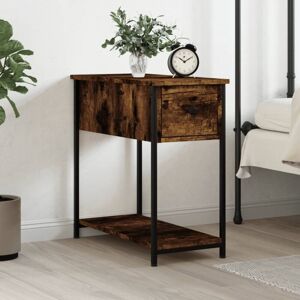 Bedside Cabinet Smoked Oak 30x60x60 cm Engineered Wood Vidaxl Bedside Cabinet Smoked Oak 30x60x60 cm Engineered Wood Vidaxl