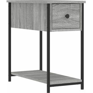 Bedside Cabinet Grey Sonoma 30x60x60 cm Engineered Wood Vidaxl Bedside Cabinet Grey Sonoma 30x60x60 cm Engineered Wood Vidaxl