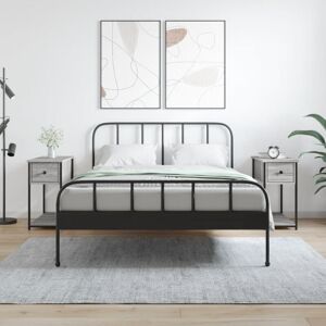 Vidaxl - Bedside Cabinets 2 pcs Grey Sonoma 30x60x60 cm Engineered Wood Vidaxl - Bedside Cabinets 2 pcs Grey Sonoma 30x60x60 cm Engineered Wood