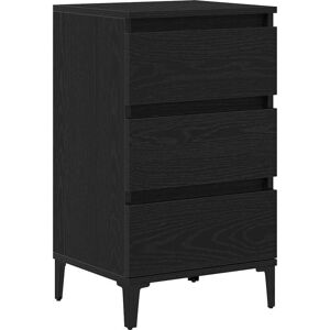 Vidaxl - Bedside Cabinet Black Oak 40 x 35 x 70 cm Engineered wood Vidaxl - Bedside Cabinet Black Oak 40 x 35 x 70 cm Engineered wood