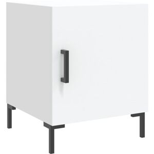 Bedside Cabinet White 40x40x50 cm Engineered Wood Vidaxl Bedside Cabinet White 40x40x50 cm Engineered Wood Vidaxl