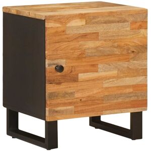 Bedside Cabinet Brown 40 x 33 x 46 cm Solid Mango Wood vidaXL Bedside Cabinet Brown 40 x 33 x 46 cm Solid Mango Wood vidaXL